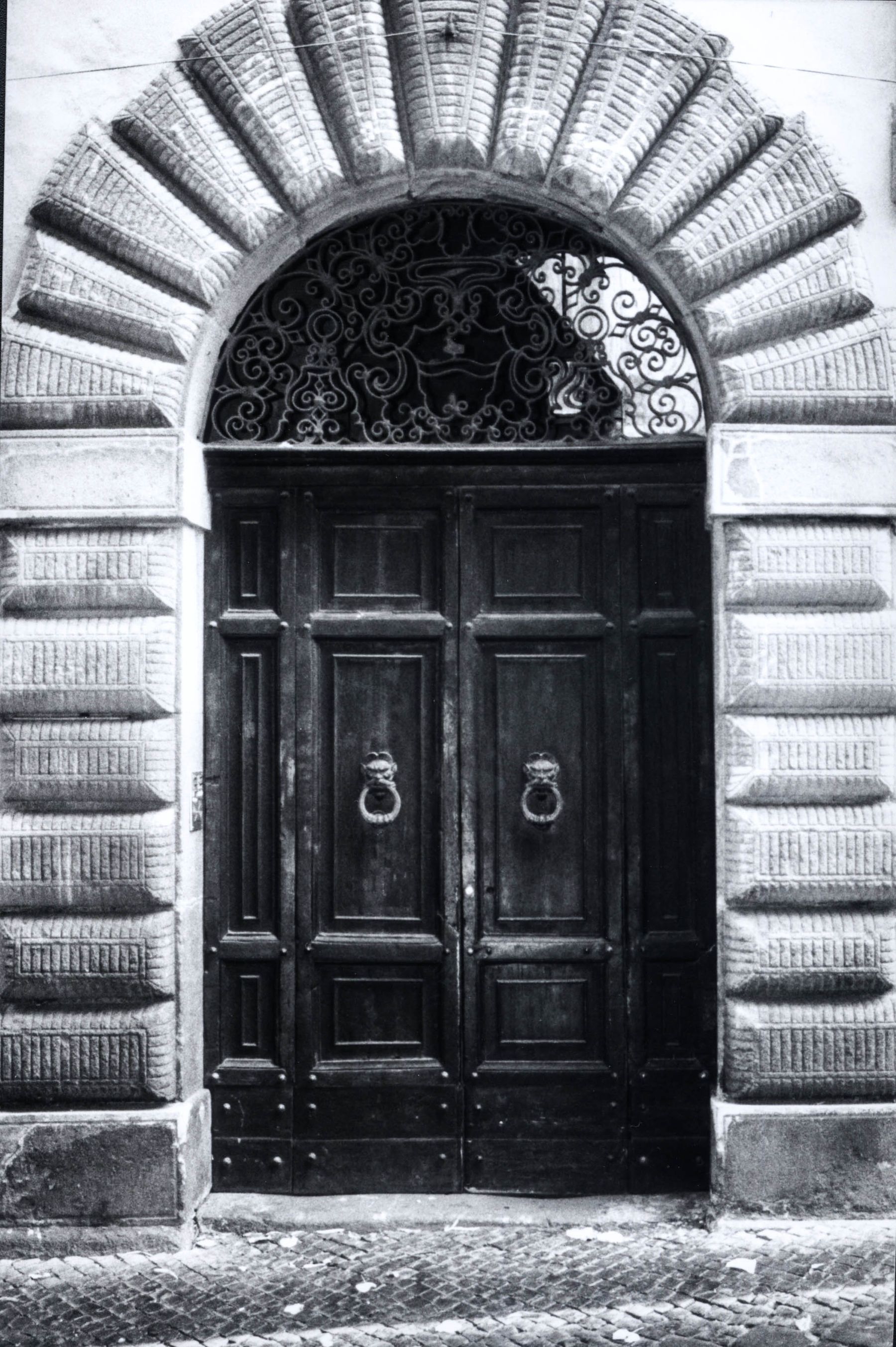 Italian Door in Black & White